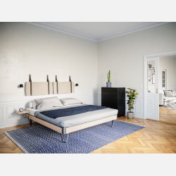 Dobbeltseng 600 - massivt egetr