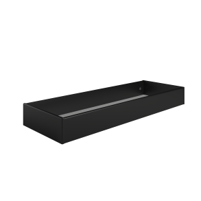 Sengeskuffe sort malet